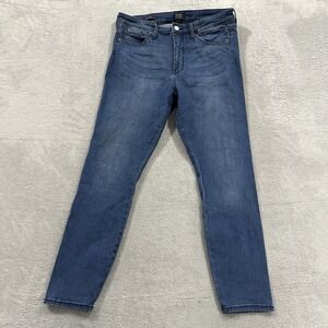 NYDJ Lift x Tuck AMI Skinny Jeans Pants Women 12P Blue Denim Normcore